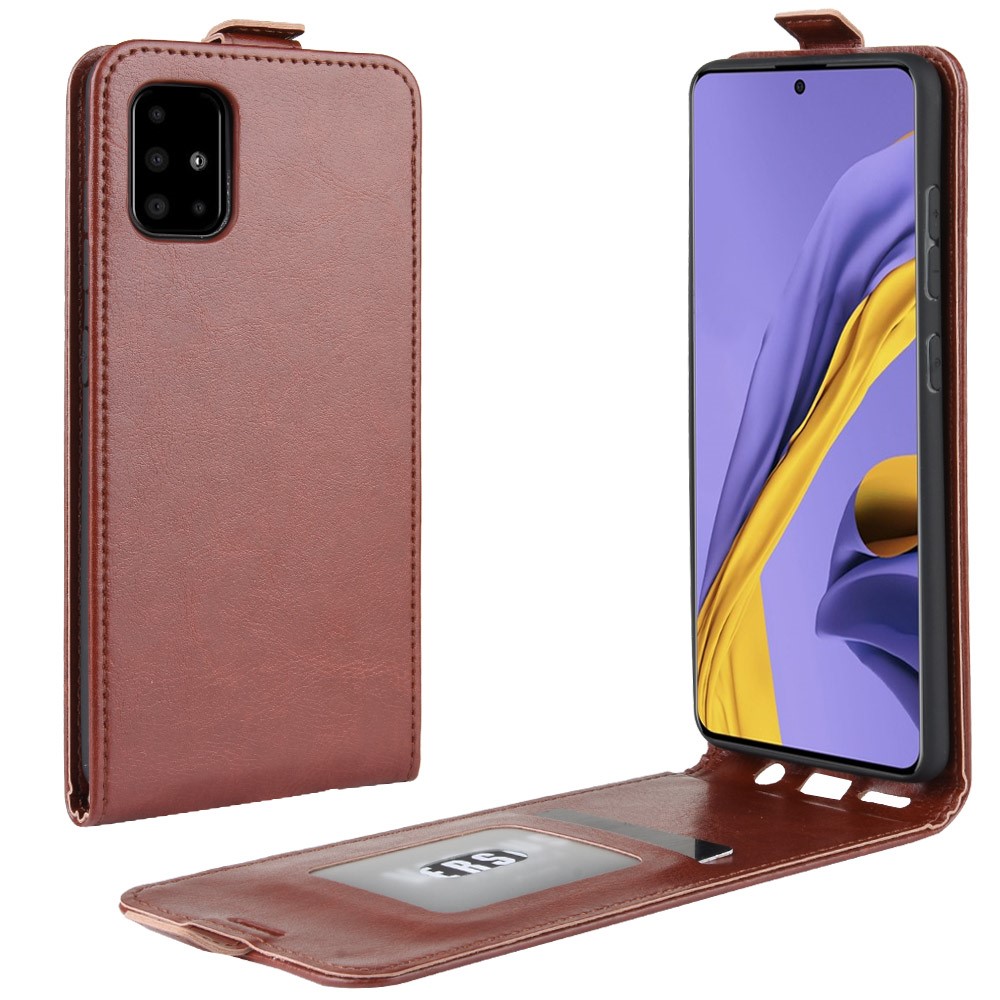 Samsung Galaxy A51 Flip3 Кожен Калъф и Протектор