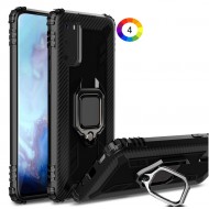 Samsung Galaxy S20 Plus Удароустойчив Carbon Fiber/ Finger Ring Калъф и Протектор