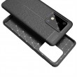 Samsung Galaxy S20 Ultra Удароустойчив Litchi Skin Калъф и Протектор