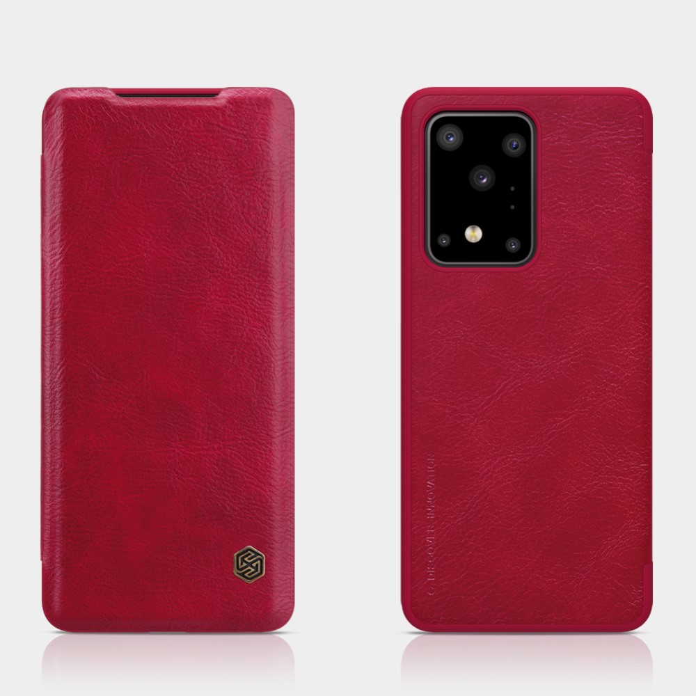 Samsung Galaxy S20 Ultra Nillkin Кожен Калъф и Протектор