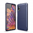 Samsung Galaxy Xcover Pro Удароустойчив Carbon Fiber Калъф и Протектор