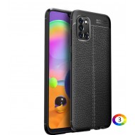 Samsung Galaxy A31 Удароустойчив Litchi Skin Калъф и Протектор