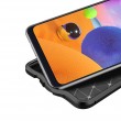 Samsung Galaxy A31 Удароустойчив Litchi Skin Калъф и Протектор