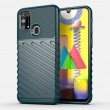Samsung Galaxy M31/F41/M31 Prime/M21s Удароустойчив Twill Texture Калъф и Протектор