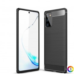 Samsung Galaxy Note 20/Note 20 5G Удароустойчив  Carbon Fiber Калъф и Протектор