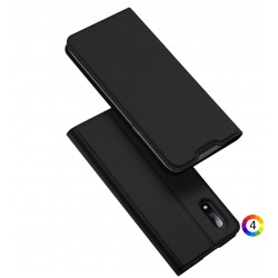 Samsung Galaxy M01 DUX DUCIS Кожен Калъф и Протектор