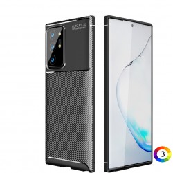 Samsung Galaxy Note 20 Ultra/Note20 Ultra 5G Удароустойчив Carbon Fiber Калъф и Протектор