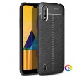 Samsung Galaxy M01 Удароустойчив Litchi Skin Калъф и Протектор