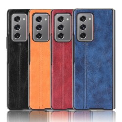 Samsung Galaxy Z Fold2 5G Удароустойчив Кожен Калъф и Протектор