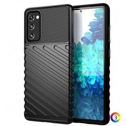 Samsung Galaxy S20 FE 5G/Fan Edition 5G/S20 FE/Fan Edition Удароустойчив Twill Texture Калъф и Протектор