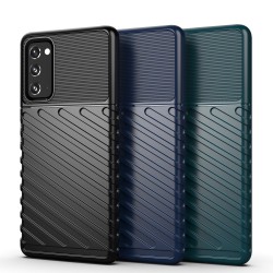 Samsung Galaxy S20 FE 5G/Fan Edition 5G/S20 FE/Fan Edition Удароустойчив Twill Texture Калъф и Протектор
