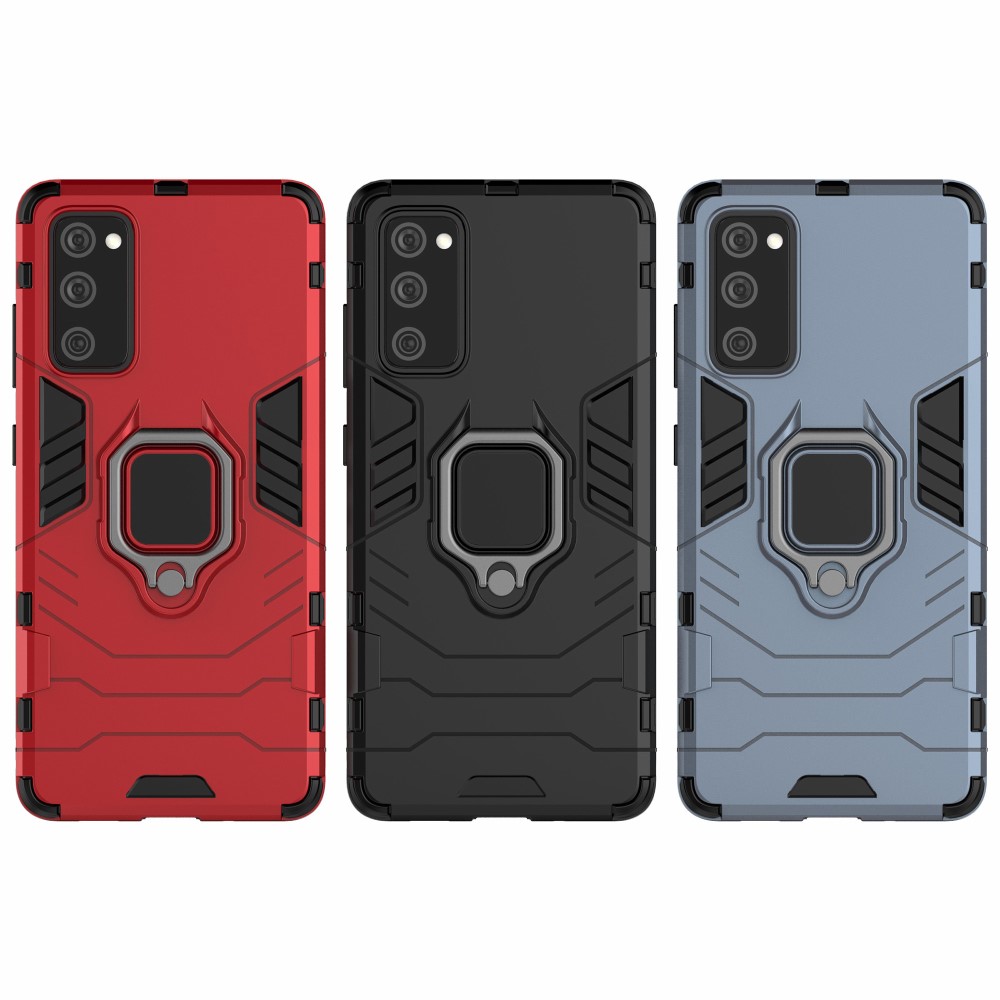 Samsung Galaxy S20 FE/S20 Fan Edition/S20 FE 5G/S20 Fan Edition 5G/S20 Lite Удароустойчив Finger Ring Калъф и Протектор