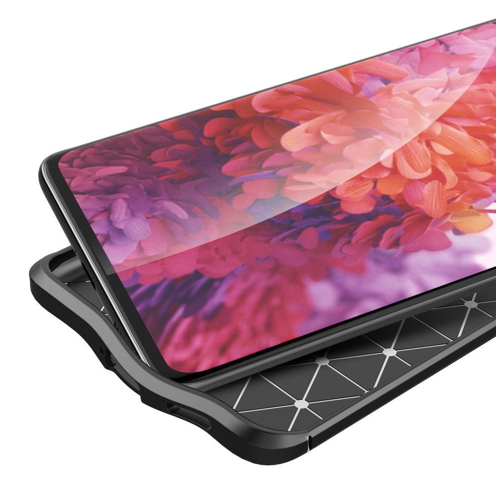 Samsung Galaxy S21 Ultra Удароустойчив Litchi Skin Калъф и Протектор