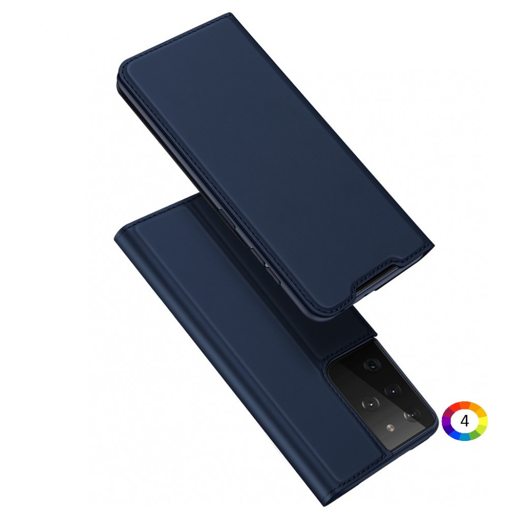 Samsung Galaxy S21 Ultra DUX DUCIS Кожен Калъф и Протектор