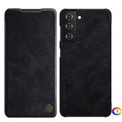 Samsung Galaxy S21 Nillkin Кожен Калъф и Протектор
