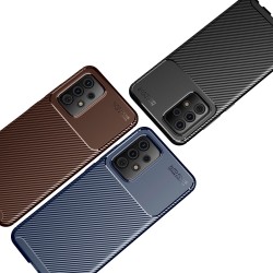 Samsung Galaxy A52S / A52 5G/4G  Удароустойчив  Carbon Fiber Калъф и Протектор