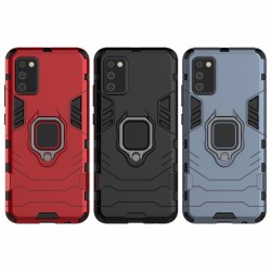 Samsung Galaxy A02s Удароустойчив Ring Holder Калъф и Протектор