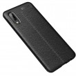 Samsung Galaxy A02 Удароустойчив Litchi Skin Калъф и Протектор