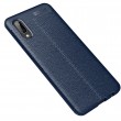 Samsung Galaxy A02 Удароустойчив Litchi Skin Калъф и Протектор