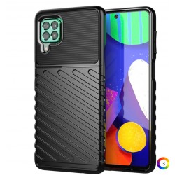 Samsung Galaxy M62/F62 Удароустойчив Twill Texture Калъф и Протектор