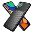 Samsung Galaxy M62/F62 Удароустойчив Twill Texture Калъф и Протектор