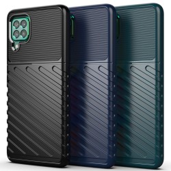 Samsung Galaxy M62/F62 Удароустойчив Twill Texture Калъф и Протектор