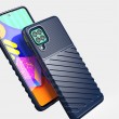 Samsung Galaxy M62/F62 Удароустойчив Twill Texture Калъф и Протектор