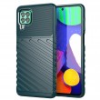 Samsung Galaxy M62/F62 Удароустойчив Twill Texture Калъф и Протектор