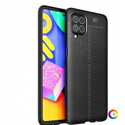 Samsung Galaxy M62 / Galaxy F62 Удароустойчив Litchi Skin Калъф и Протектор