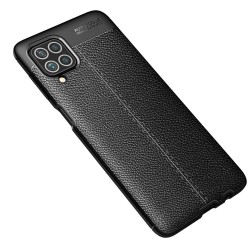 Samsung Galaxy M62 / Galaxy F62 Удароустойчив Litchi Skin Калъф и Протектор