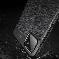 Samsung Galaxy A22 5G Удароустойчив Litchi Skin Калъф и Протектор