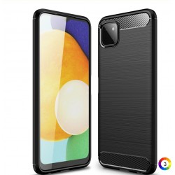 Samsung Galaxy A22 5G Удароустойчив Carbon Fiber Калъф и Протектор