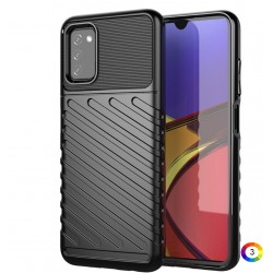 Samsung Galaxy A03s Удароустойчив Twill Texture Калъф и Протектор