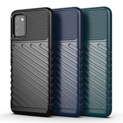 Samsung Galaxy A03s Удароустойчив Twill Texture Калъф и Протектор