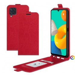 Samsung Galaxy M32 Flip3 Кожен Калъф и Протектор