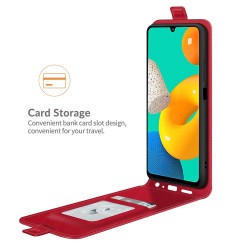 Samsung Galaxy M32 Flip3 Кожен Калъф и Протектор