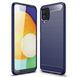 Samsung Galaxy M32 Удароустойчив  Carbon Fiber Калъф и Протектор