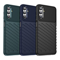 Samsung Galaxy M13 5G Удароустойчив Twill Texture Калъф и Протектор