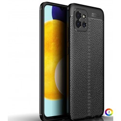 Samsung Galaxy A03 Удароустойчив Litchi Skin Калъф и Протектор