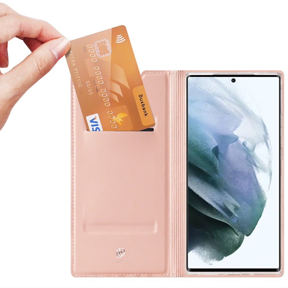 Samsung Galaxy S22 Ultra 5G  DUX DUCIS Кожен Калъф и Протектор