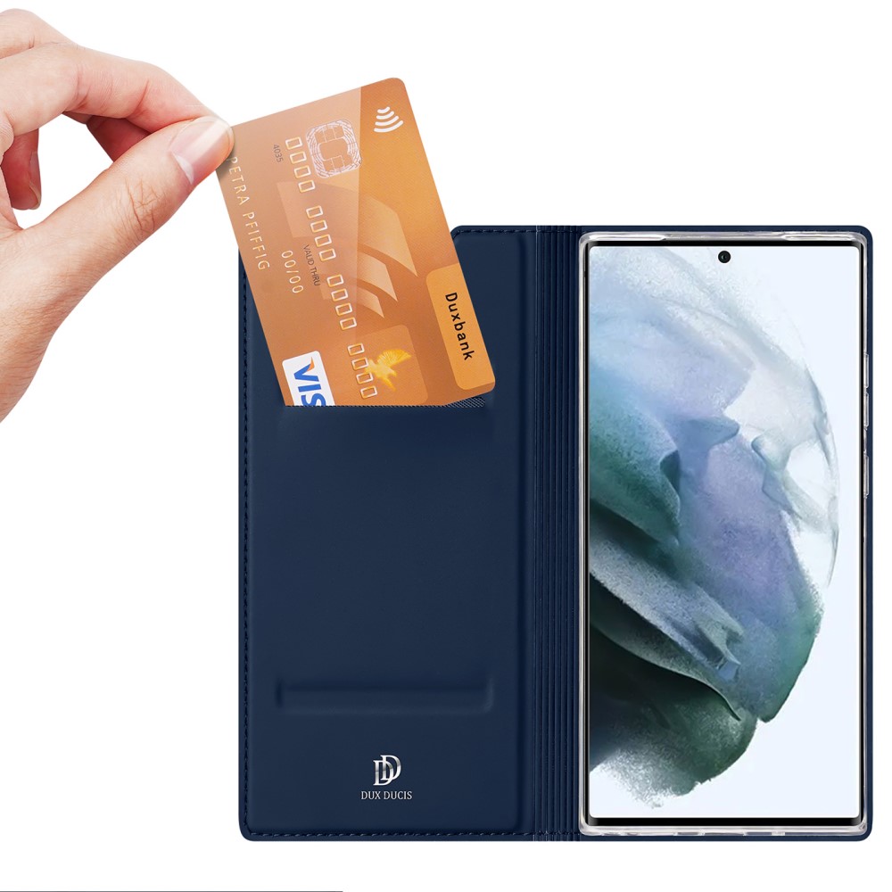 Samsung Galaxy S22 Ultra 5G  DUX DUCIS Кожен Калъф и Протектор