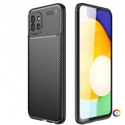 Samsung Galaxy A03 Удароустойчив Carbon Fiber Калъф и Протектор