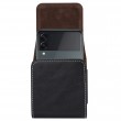 Кожен Калъф за Колан за Samsung Galaxy Z Flip / Galaxy Z Flip3 5G / Motorola Razr 5G