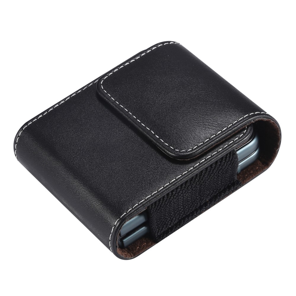 Кожен Калъф за Колан за Samsung Galaxy Z Flip / Galaxy Z Flip3 5G / Motorola Razr 5G