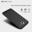 Samsung Galaxy J7 Max Удароустойчив Carbon Fiber Калъф и Протектор