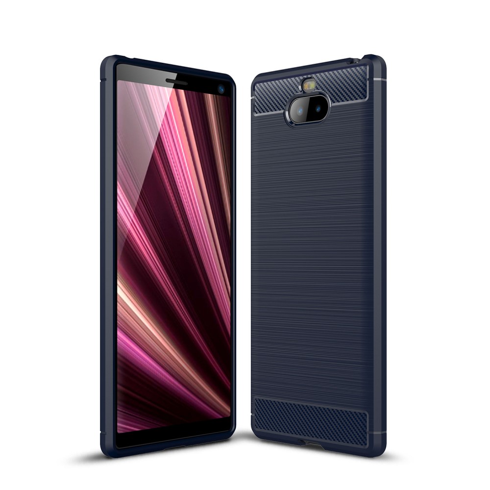 Sony Xperia 10 Carbon Fiber Калъф и Протектор