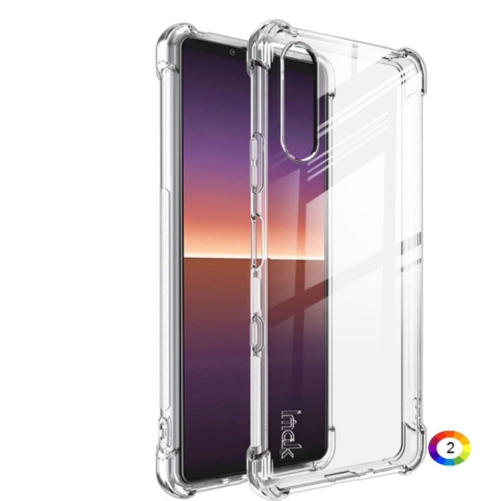 Sony Xperia 10 III Удароустойчив IMAK Силиконов Калъф и Протектор