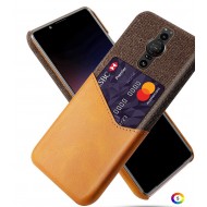 Sony Xperia Pro-I Удароустойчив KSQ Card Holder Hybrid Cloth Калъф и Протектор