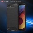 LG Q6 Удароустойчив Carbon Fiber Калъф и Протектор