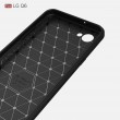 LG Q6 Удароустойчив Carbon Fiber Калъф и Протектор